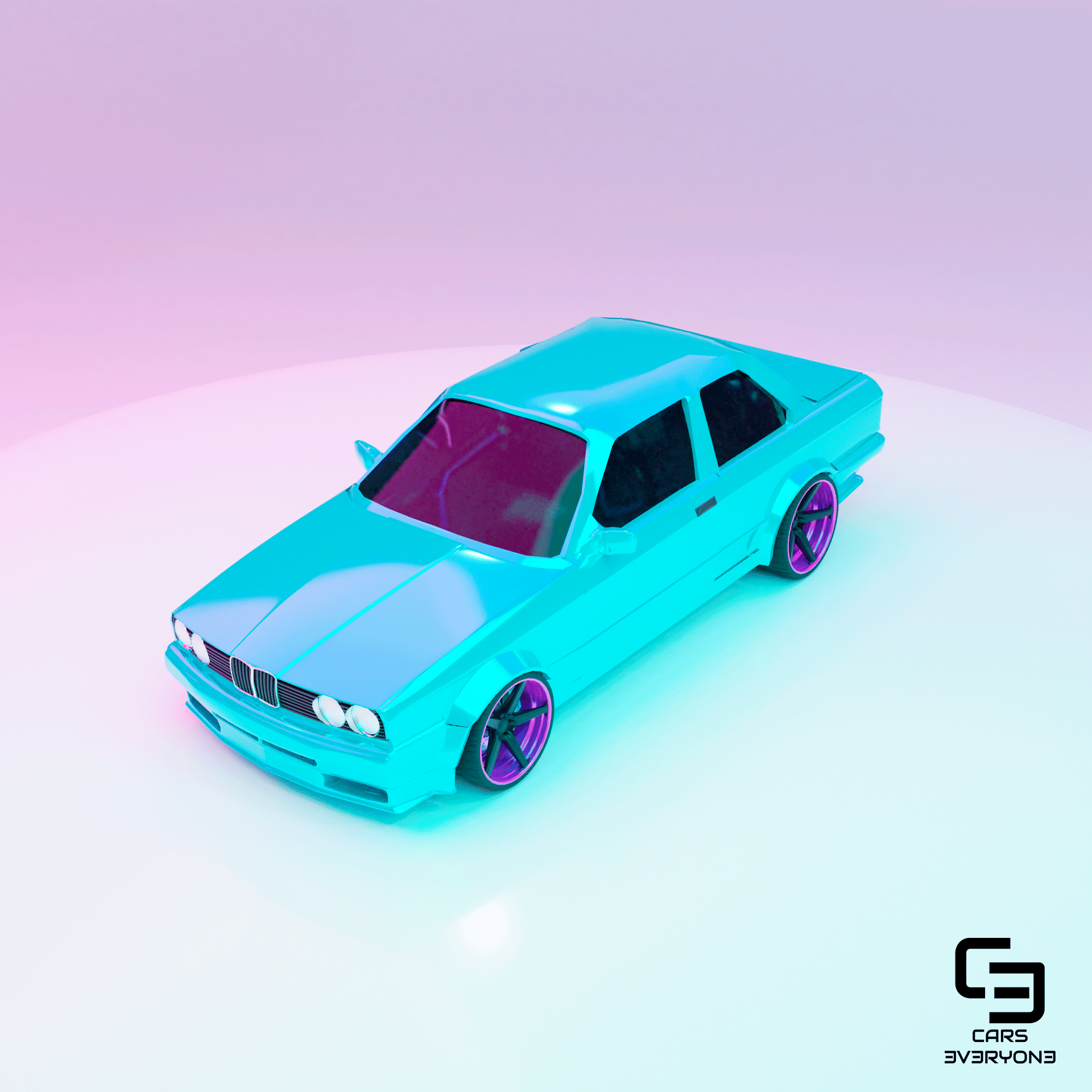 BMW E30 primer modelo 3D